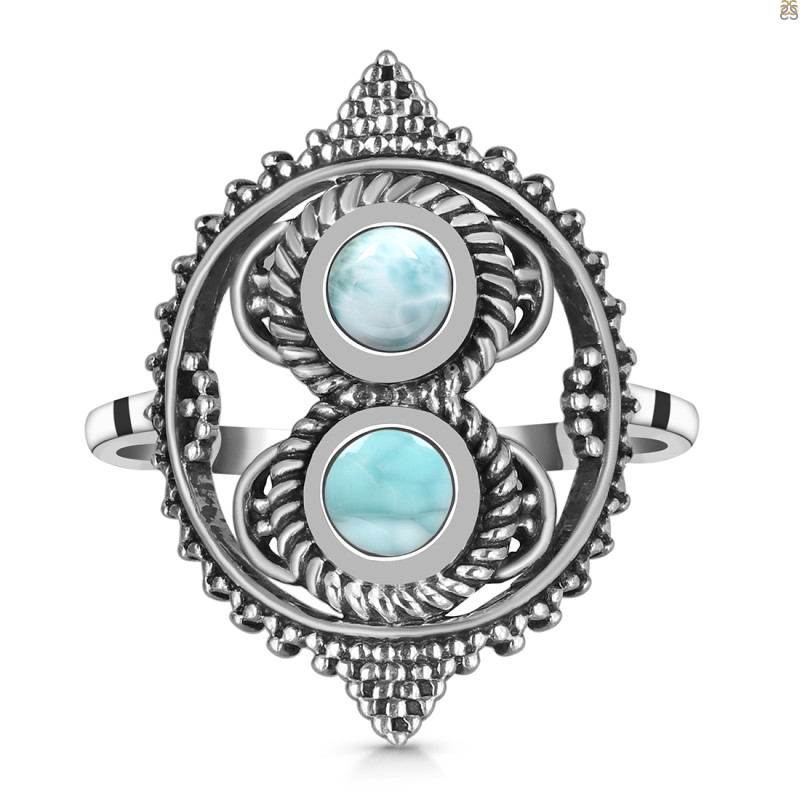 Close Out Larimar Ring LAR-CO-RDR-749.