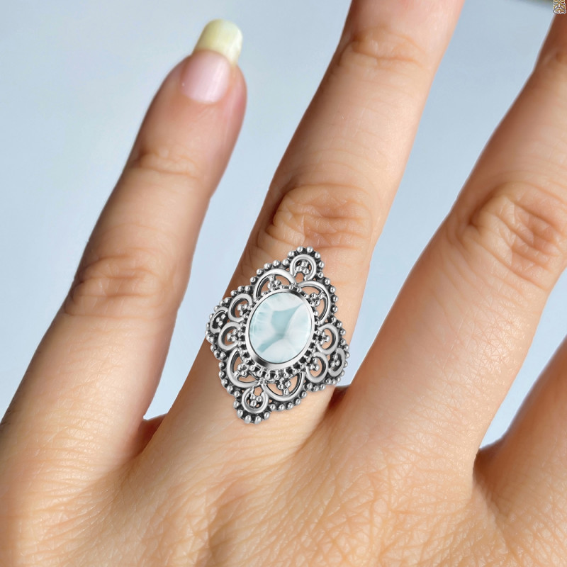 Close Out Larimar Ring LAR-CO-RDR-765.