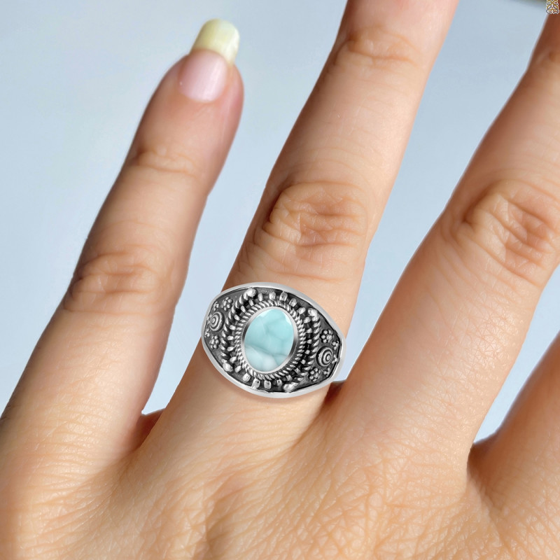 Close Out Larimar Ring LAR-CO-RDR-779.