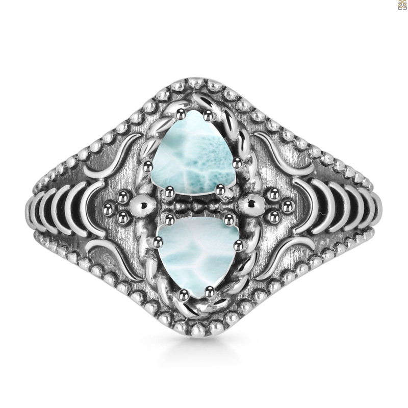 Close Out Larimar Ring LAR-CO-RDR-817.