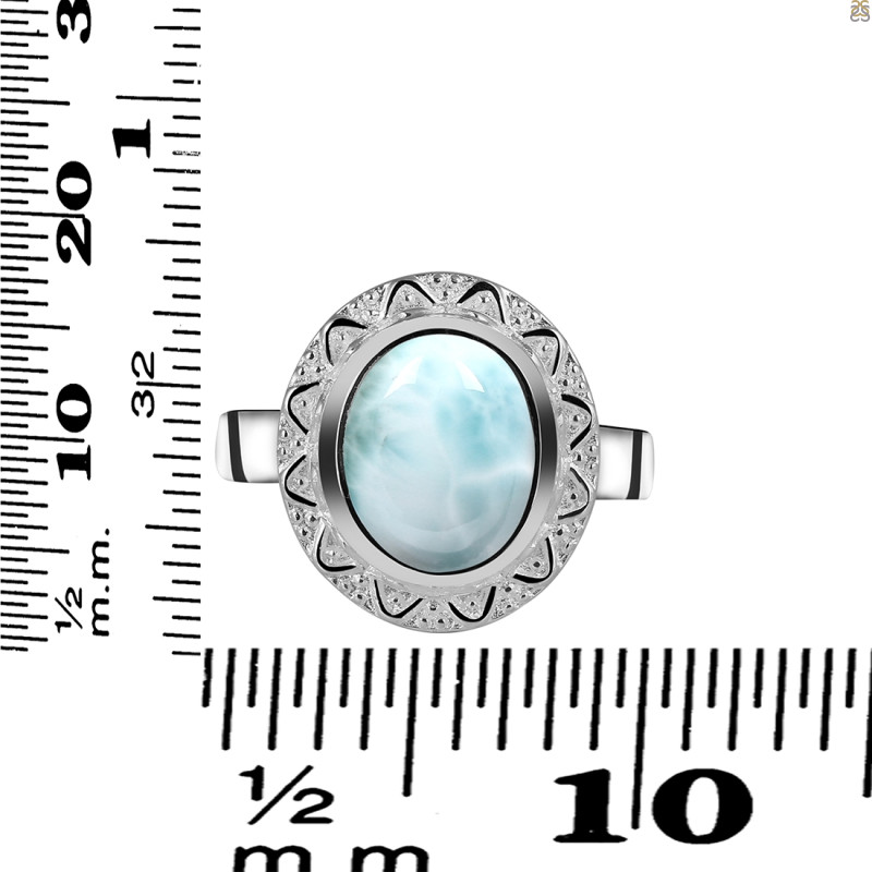 Close Out Larimar Ring LAR-CO-RDR-89.