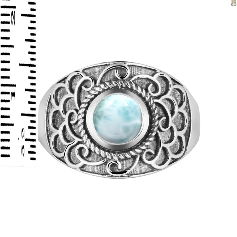 Close Out Larimar Ring LAR-CO-RDR-909.