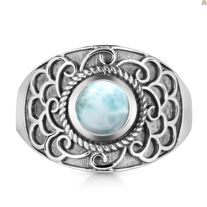 Close Out Larimar Ring LAR-CO-RDR-909.