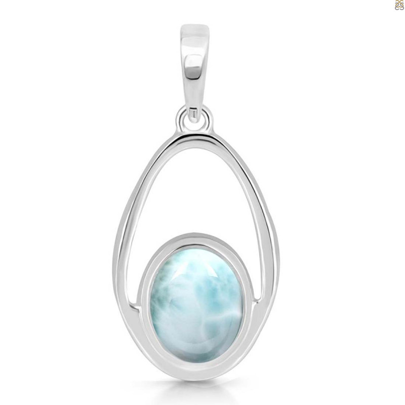 Close Out Larimar Pendant LAR-CO-RDEP-116.