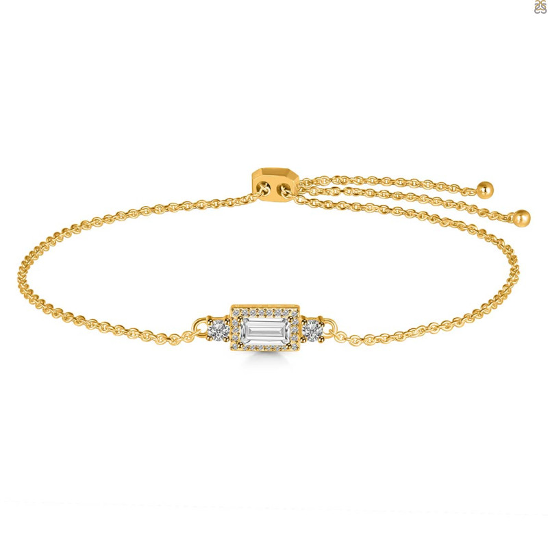 Crystal & White Topaz Bracelet CST-RDB-140.