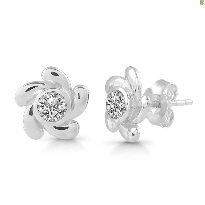 Crystal Stud Earring