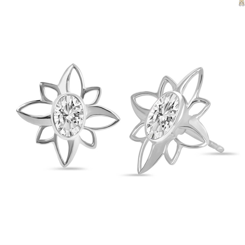 Crystal Stud Earring