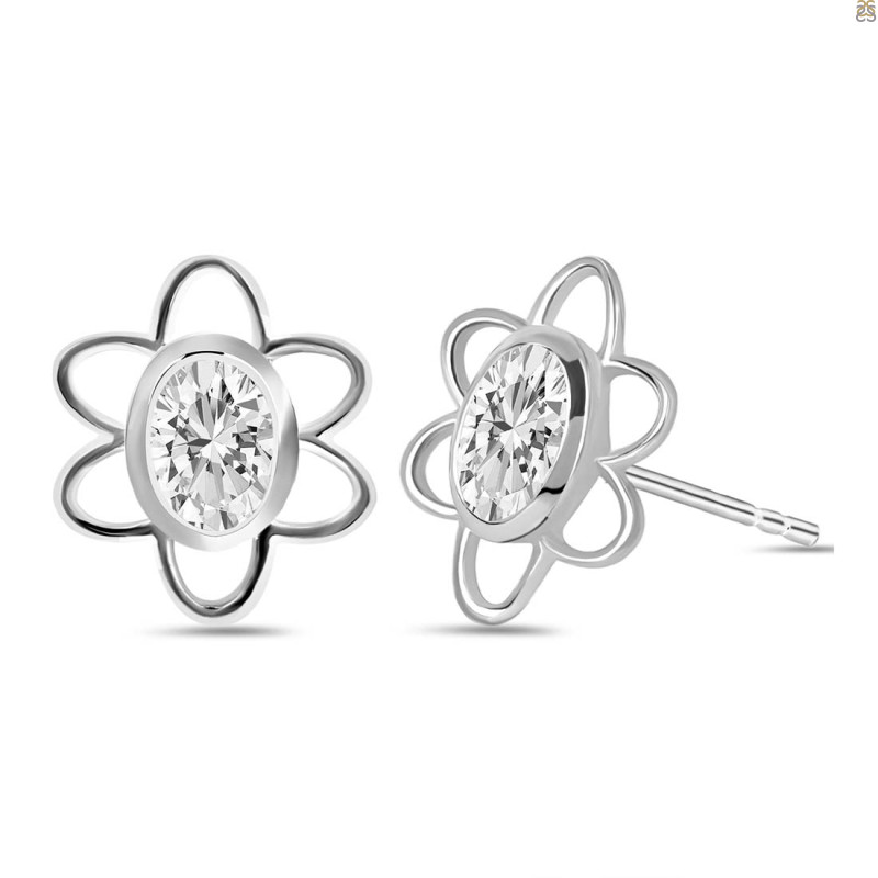 Crystal Stud Earring