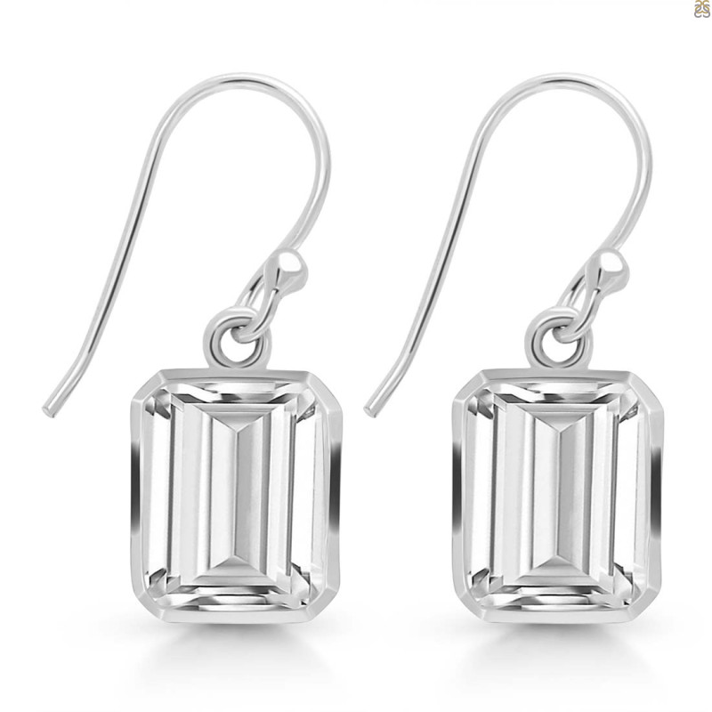 Crystal Quartz Earring CST-RDE-1250.