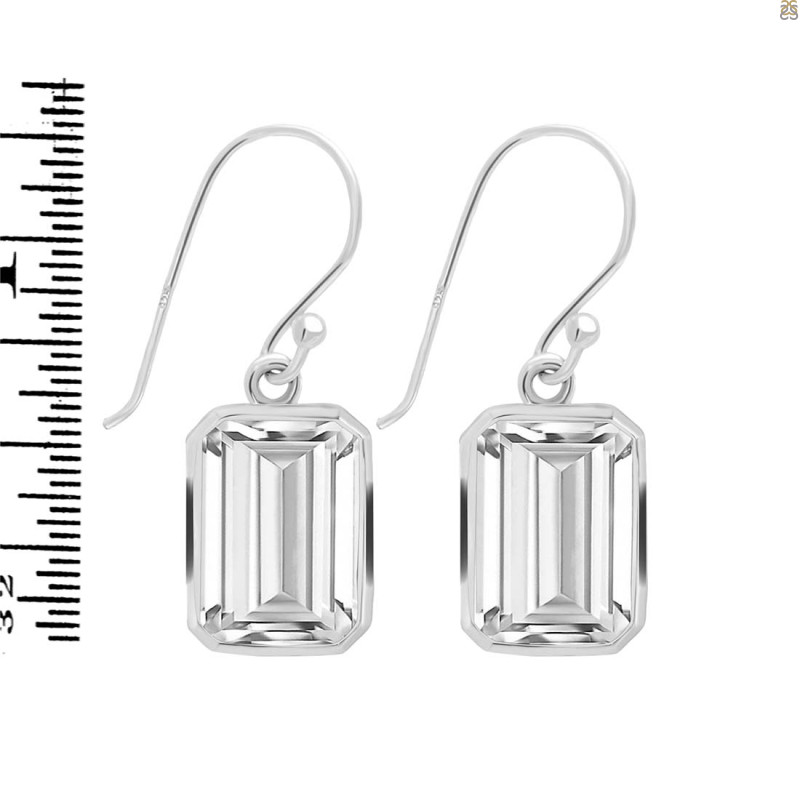 Crystal Quartz Earring CST-RDE-1251.