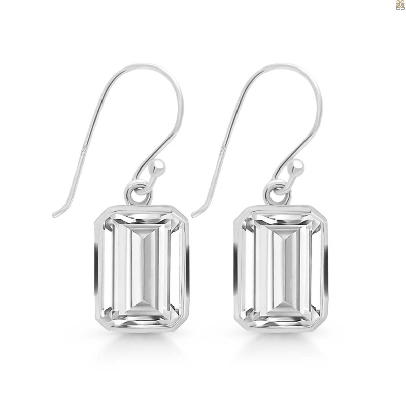 Crystal Quartz Earring CST-RDE-1251.