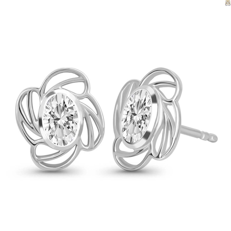Crystal Stud Earring