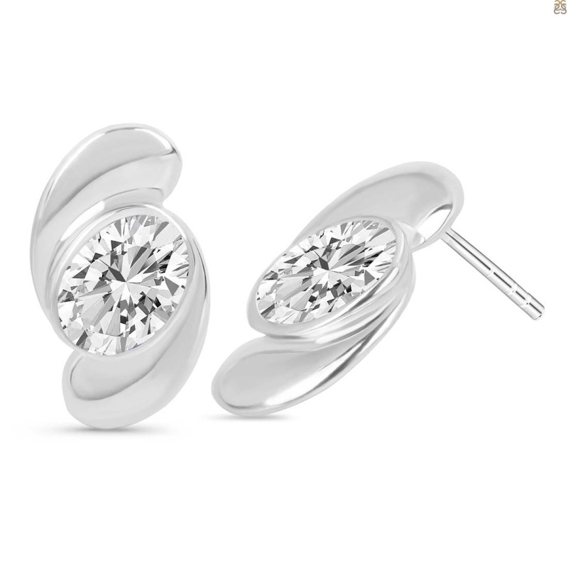 Crystal Stud Earring