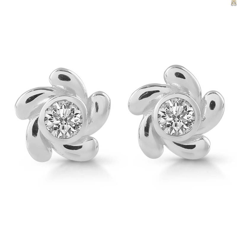 Crystal Stud Earring CST-RDE-1.