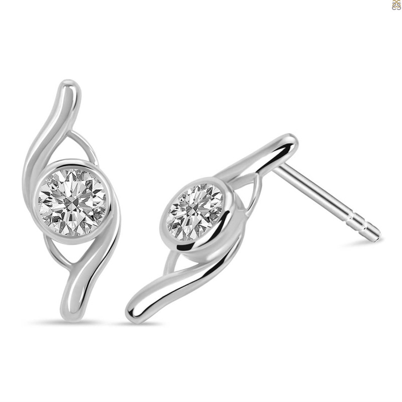 Crystal Stud Earring