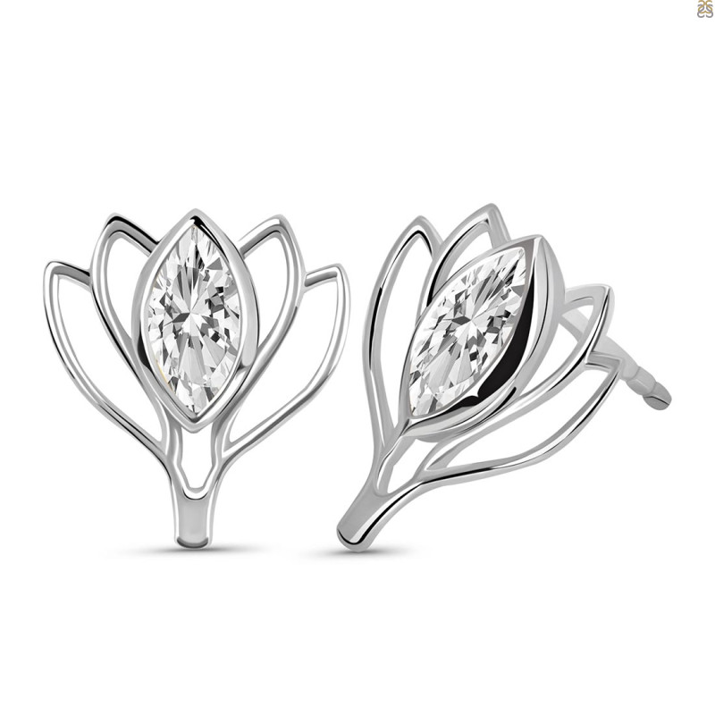 Crystal Stud Earring