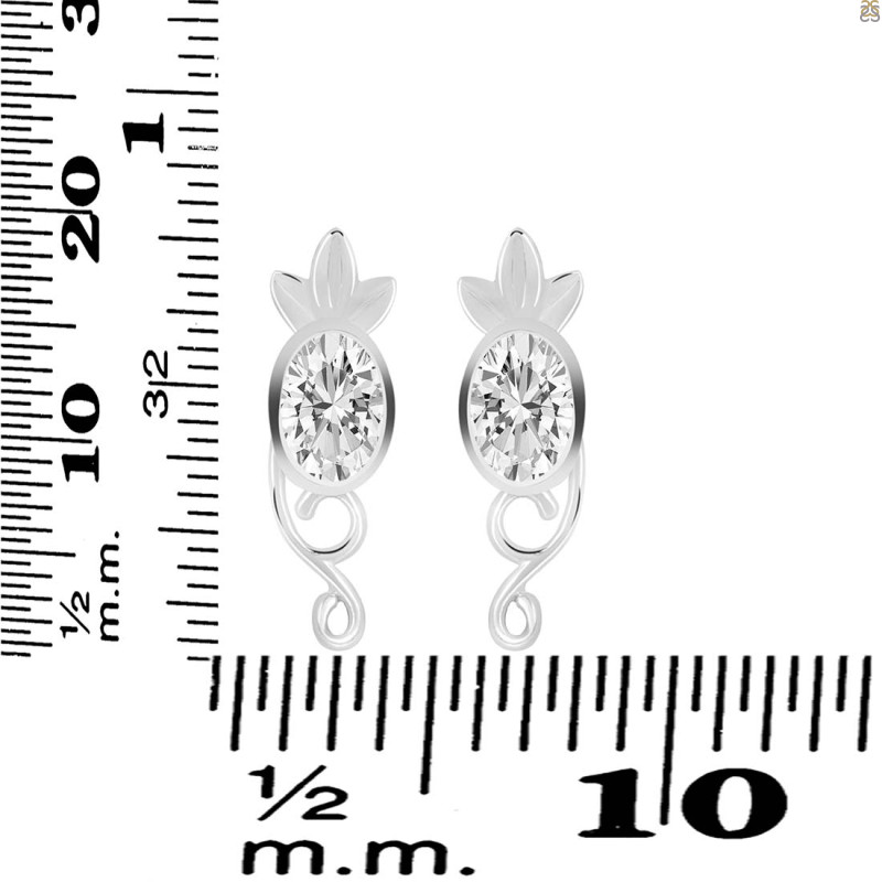 Crystal Stud Earring CST-RDE-4.