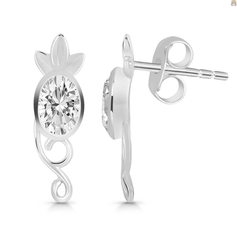 Crystal Stud Earring