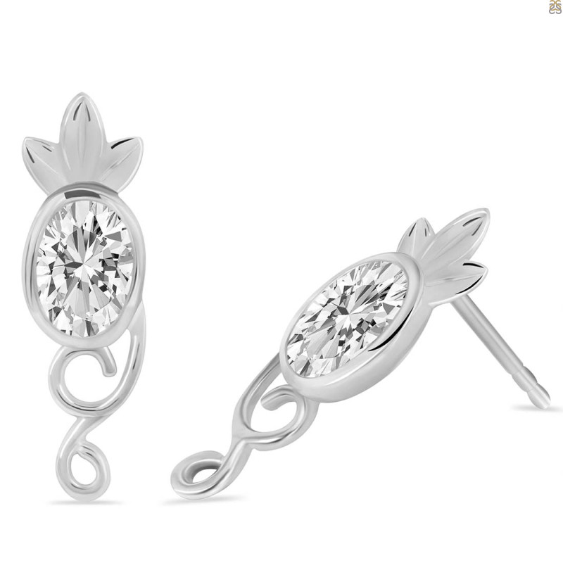 Crystal Stud Earring