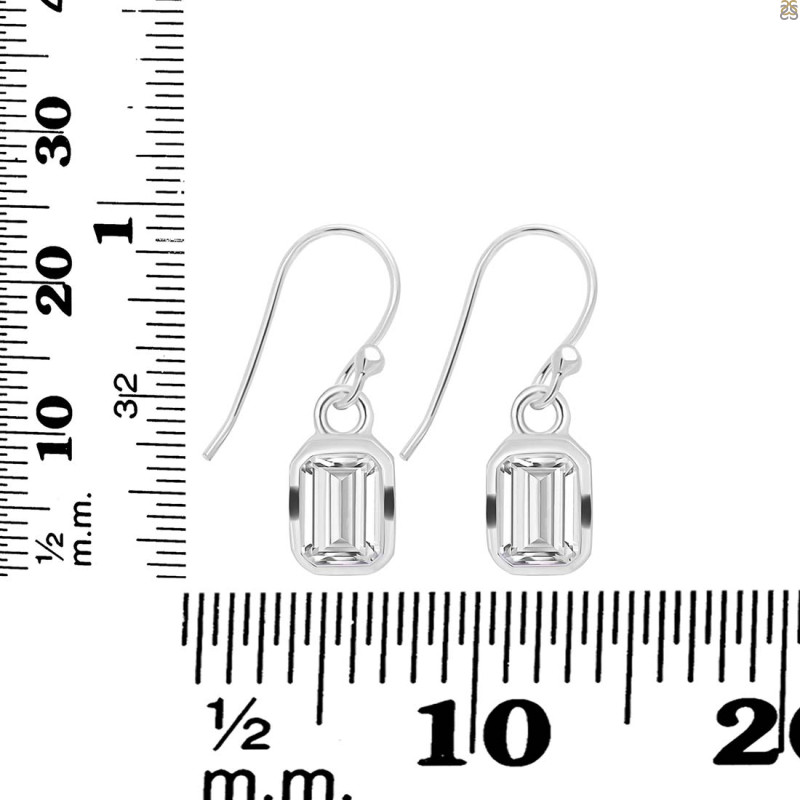 Crystal Quartz Earring CST-RDE-550.