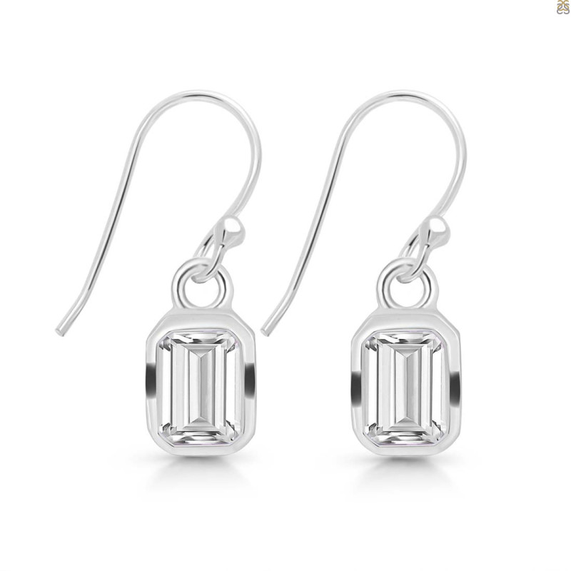 Crystal Quartz Earring CST-RDE-550.