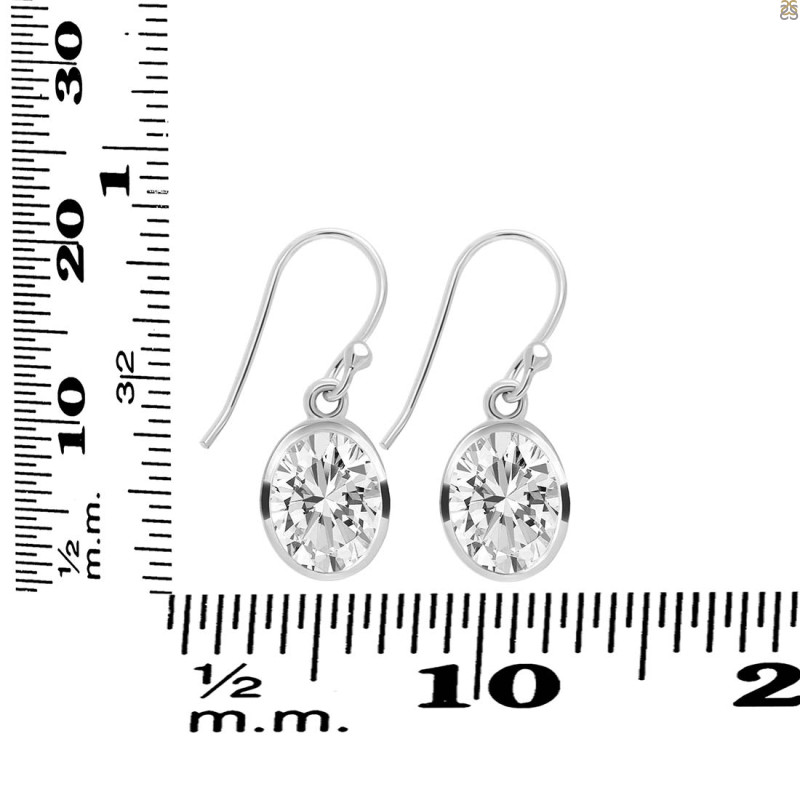 Crystal Quartz Earring CST-RDE-561.