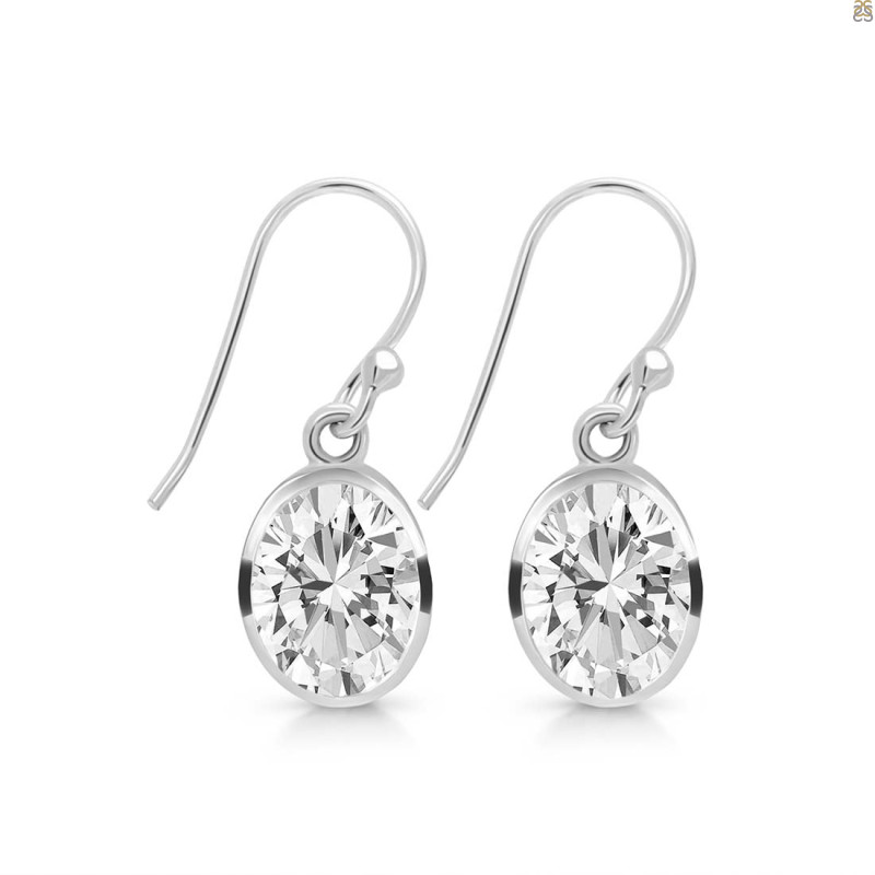 Crystal Quartz Earring CST-RDE-561.