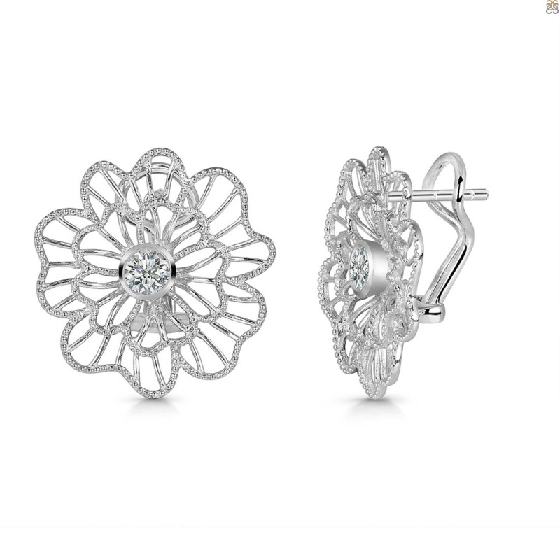 Crystal Stud Earring