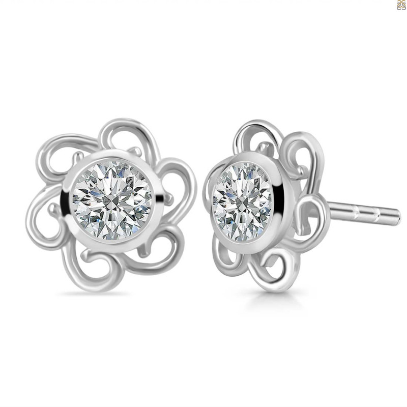 Crystal Stud Earring