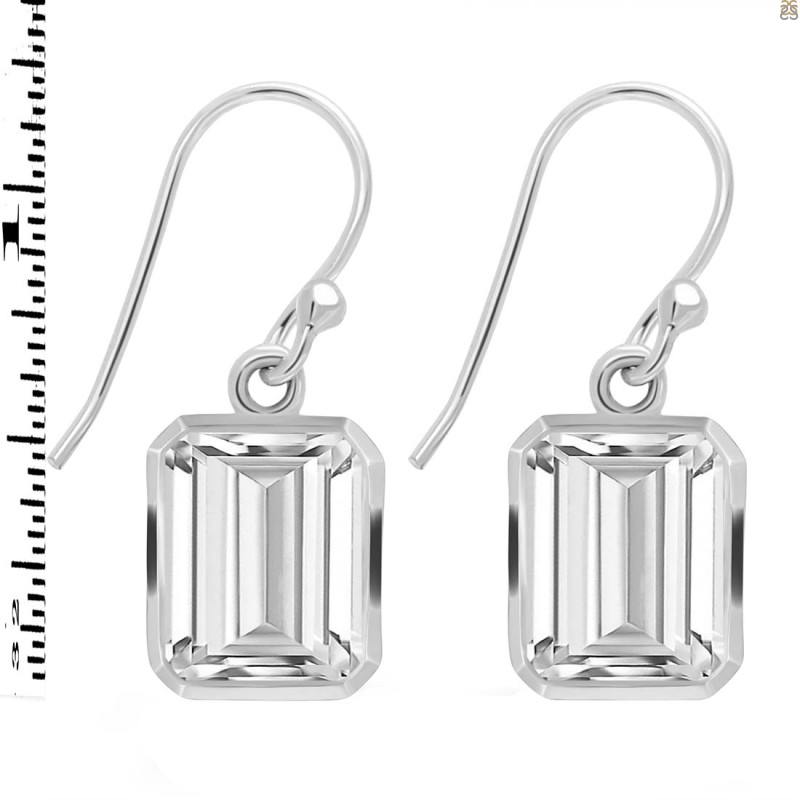 Crystal Quartz Earring CST-RDE-705.