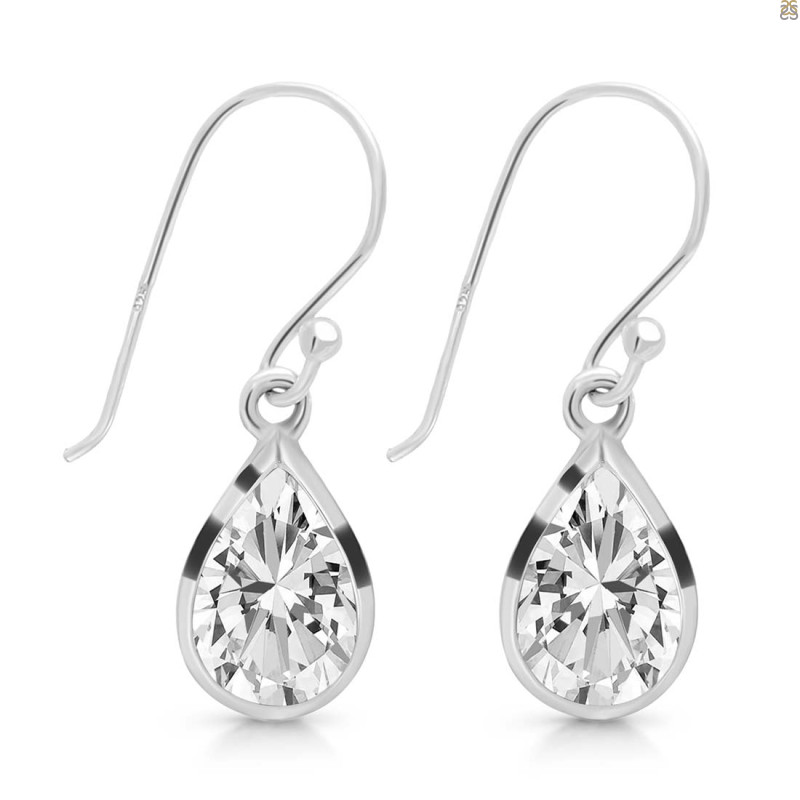 Crystal Quartz Earring CST-RDE-707.