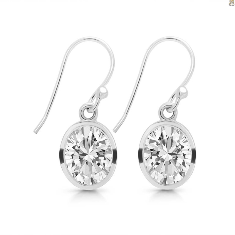 Crystal Quartz Earring CST-RDE-708.