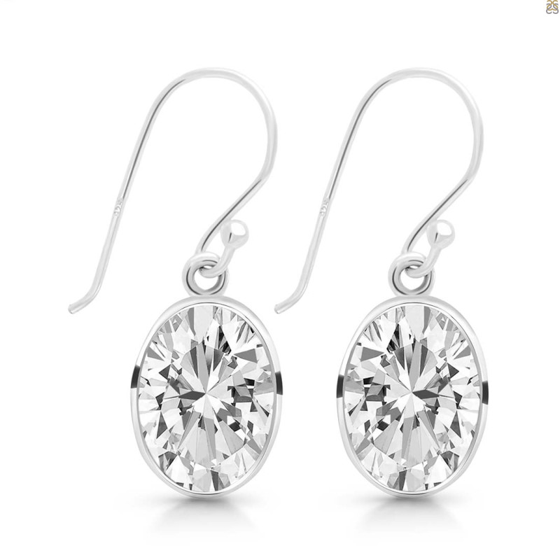 Crystal Quartz Earring CST-RDE-709.