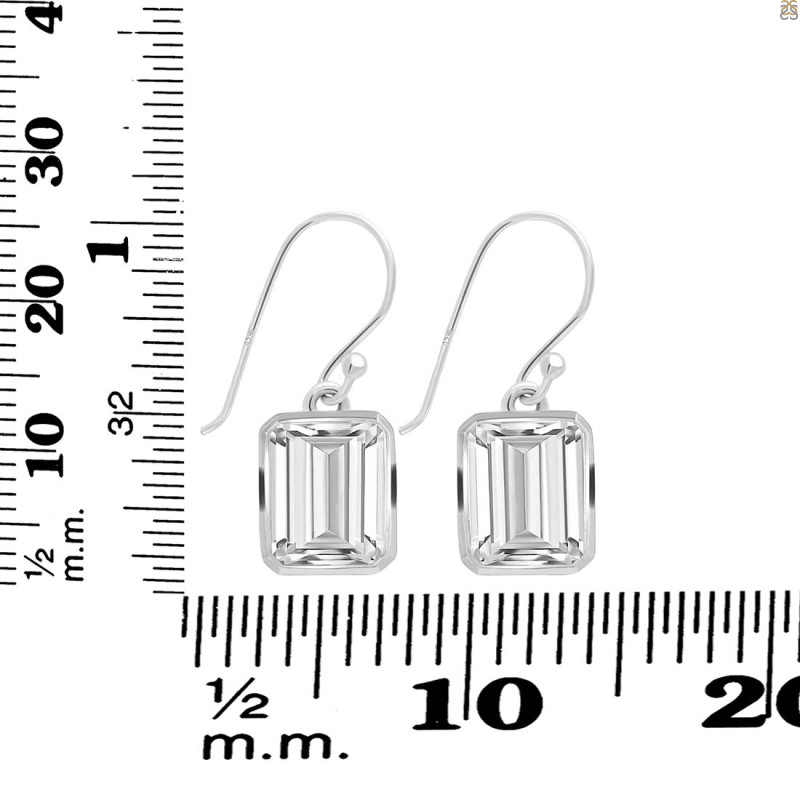 Crystal Quartz Earring CST-RDE-711.