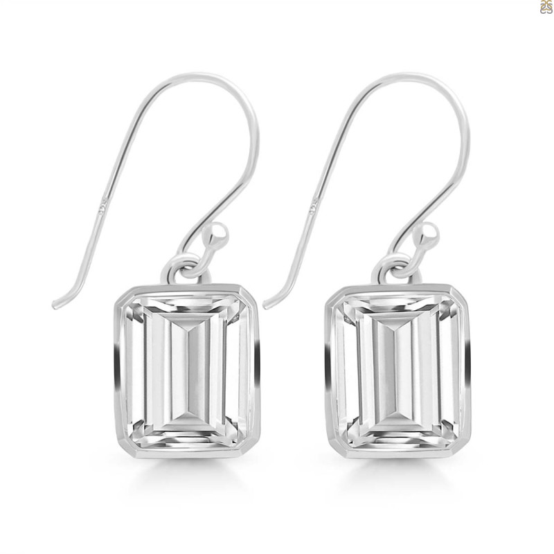 Crystal Quartz Earring CST-RDE-711.