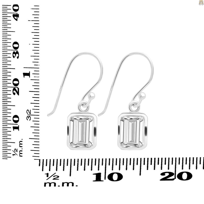 Crystal Quartz Earring CST-RDE-712.