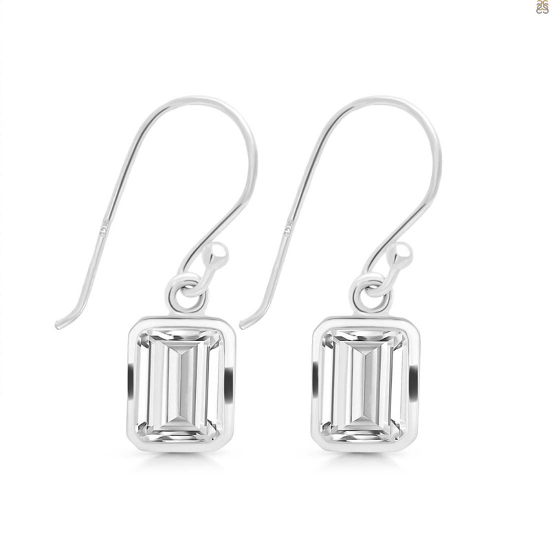 Crystal Quartz Earring CST-RDE-712.
