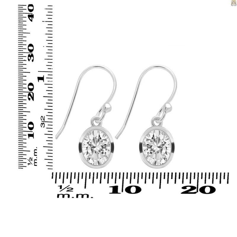 Crystal Quartz Earring CST-RDE-713.