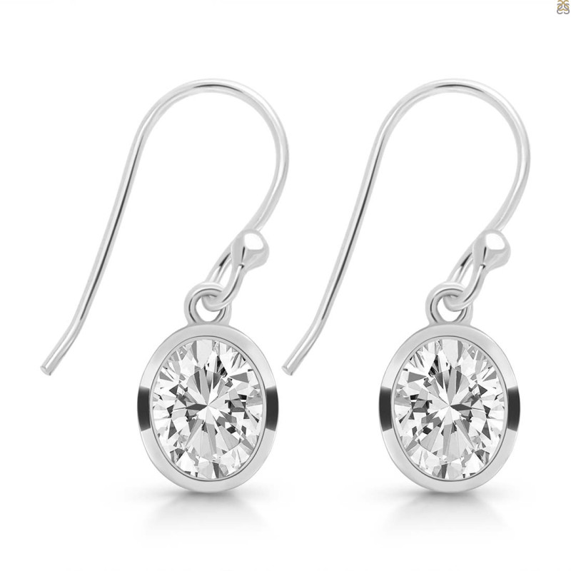 Crystal Quartz Earring CST-RDE-713.