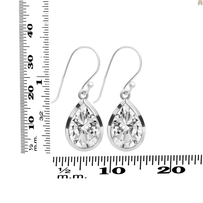 Crystal Quartz Earring CST-RDE-725.