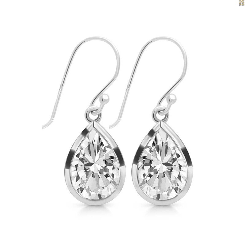 Crystal Quartz Earring CST-RDE-725.