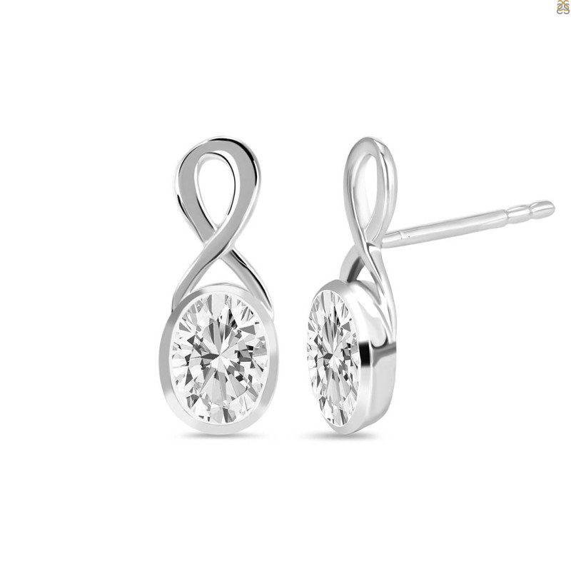 Crystal Stud Earring