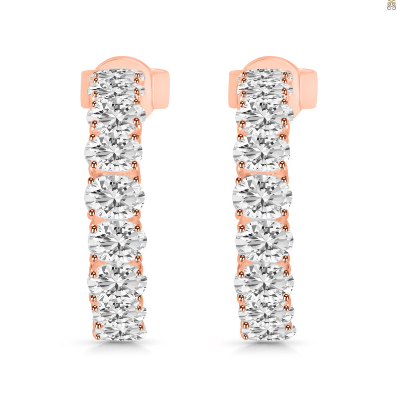 Crystal Hoop Earring CST-RDE-975.
