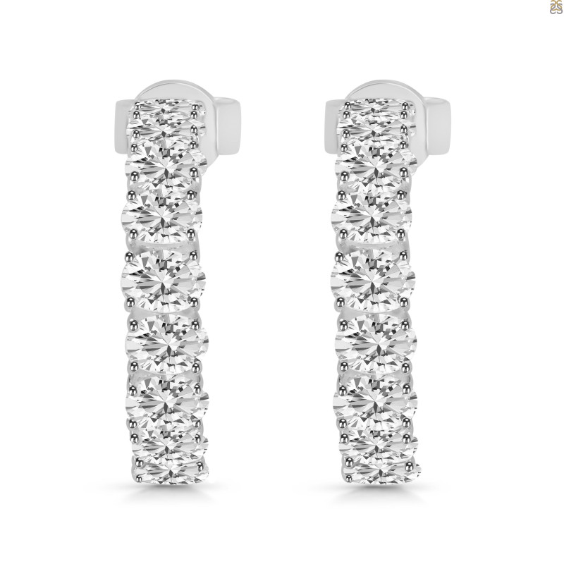 Crystal Hoop Earring CST-RDE-975.