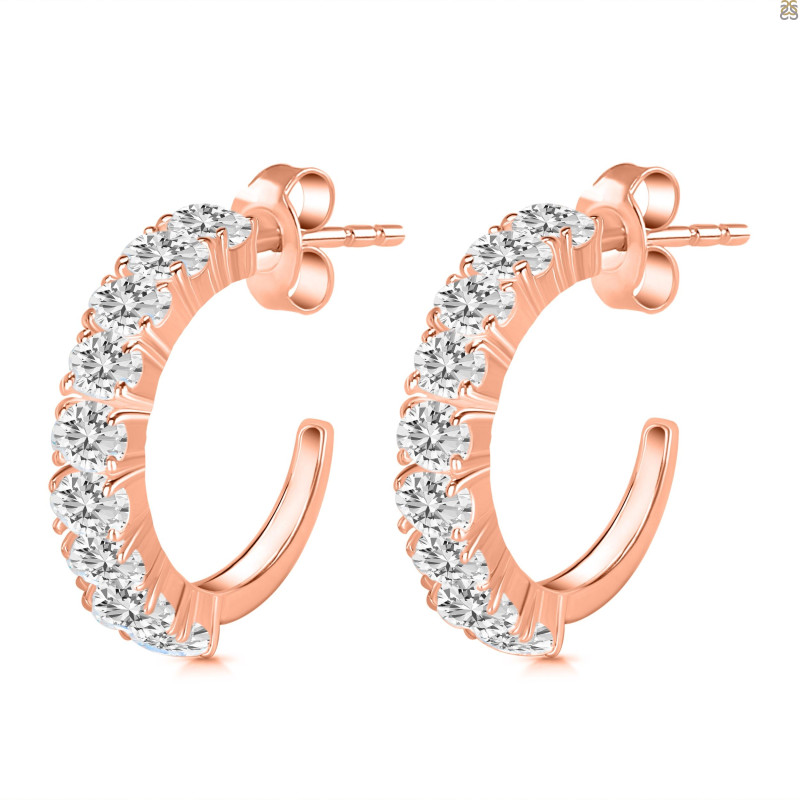 Crystal Hoop Earring CST-RDE-975.