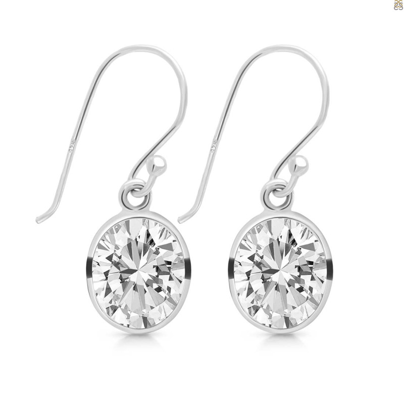 Crystal Quartz Earring CST-RDE-997.