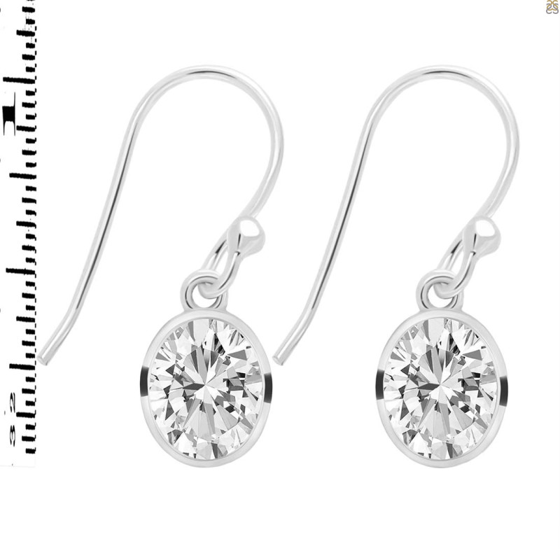 Crystal Quartz Earring CST-RDE-998.