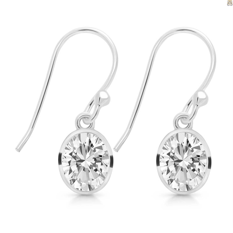 Crystal Quartz Earring CST-RDE-998.