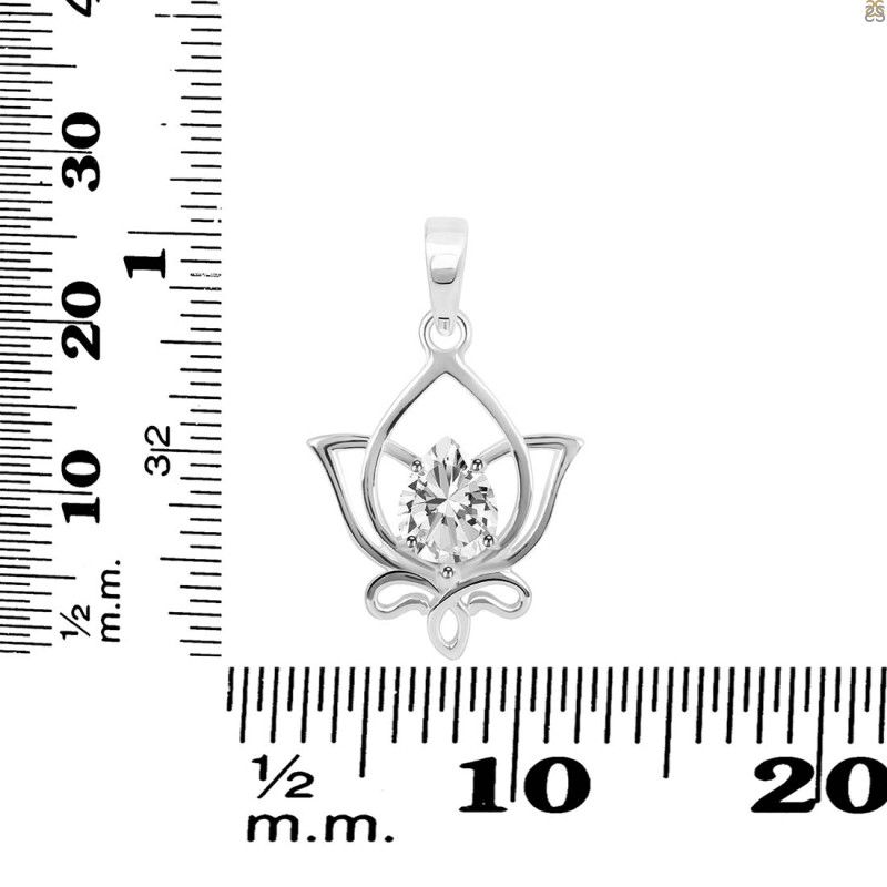Crystal Lotus Pendant CST-RDEP-877.