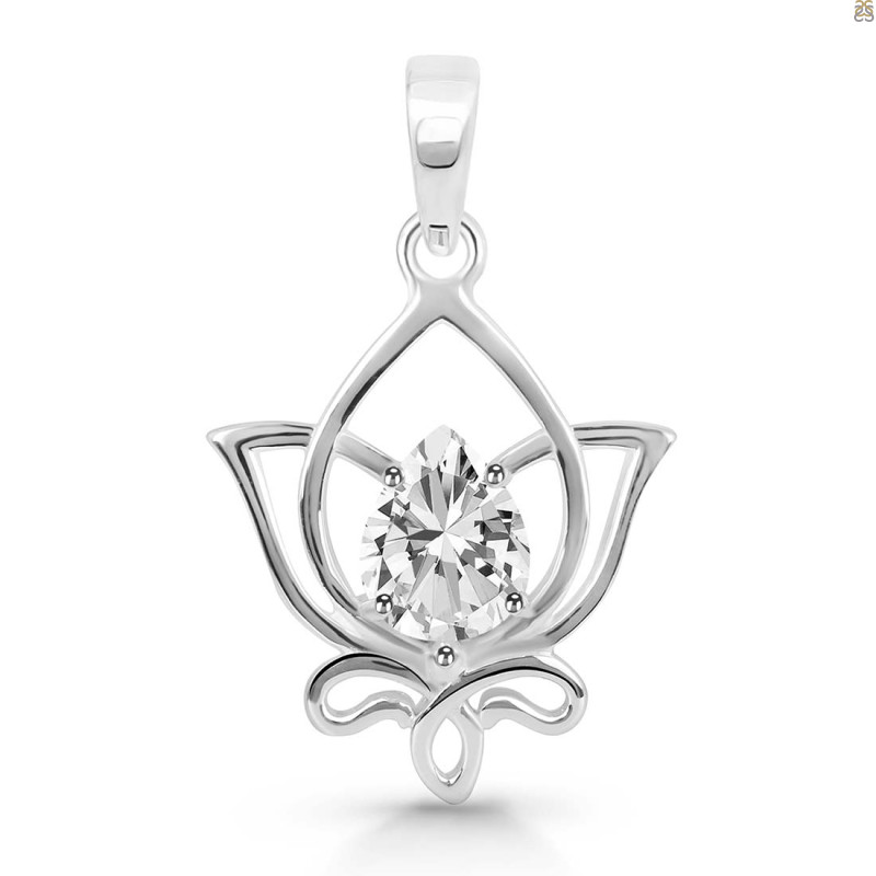 Crystal Lotus Pendant CST-RDEP-877.